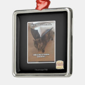 Affen auf Ferien Ornament Aus Metall (Links)