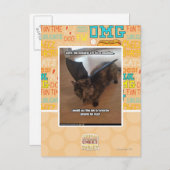 Affen auf Ferien Postkarte (Vorne/Hinten)