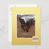 Affen auf Ferien Postkarte (Vorne/Hinten)