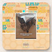 Affen auf Ferien Untersetzer (Vorderseite)