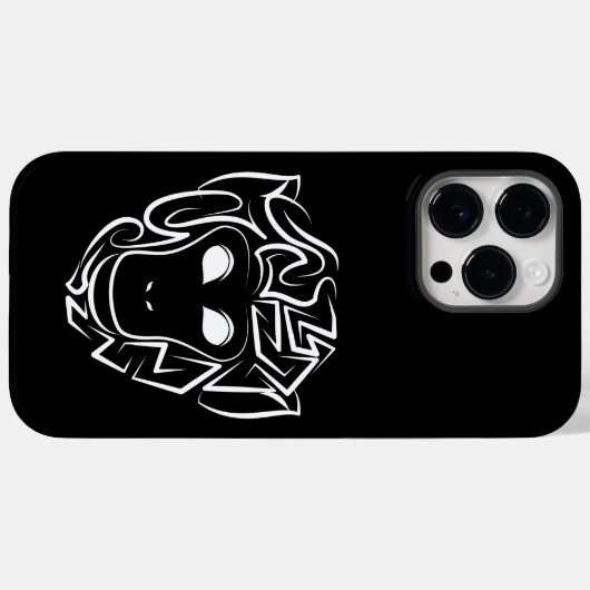 Affen aus schwarzem und weißem Stamm Case-Mate iPhone Hülle (Rückseite (Horizontal))