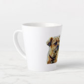 Affen Border Terrier Milchtasse (Linke Ecke)
