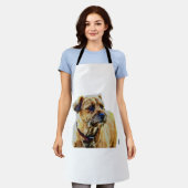 Affen Border Terrier Schürze (Getragen)