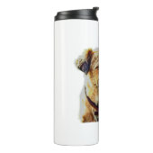 Affen Border Terrier Thermosbecher (Nach links gedreht)