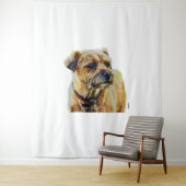 Affen Border Terrier Wandteppich (Beispiel)