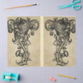 Affen Corbel Junk Journal Element Blatt Seidenpapier (Basteln)