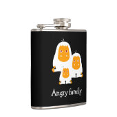 Affen der Angrasfamilie entwerfen T - Shirt Bath M Flachmann (Rechts)