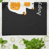 Affen der Angrasfamilie entwerfen T - Shirt Bath M Geschirrtuch (Gefaltet)