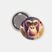 Affen-Design Magnet (Vorderseite/Rückseite)