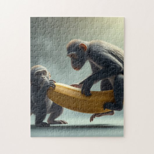 Affen-Design Puzzle (Vertikal)