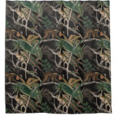 Affen Duschvorhang (Vorderseite)