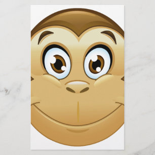 Affen-Emoji Briefpapier