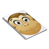 Affen-Emoji Notizblock (Rechte Seite)