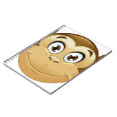 Affen-Emoji Notizblock (Linke Seite)