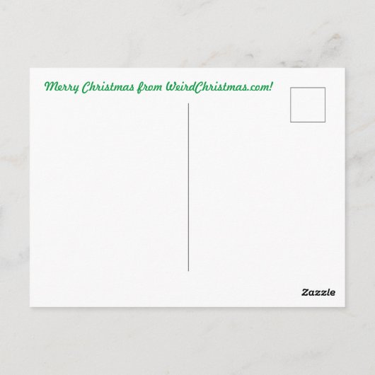 Affen färbt eine Hundeschliffskarte Postkarte (Rückseite)