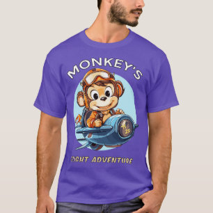Affen-Flug-Abenteuer T-Shirt