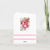 Affen für die Kur-Gruppe der Freunde-Karte Karte (Rückseite)