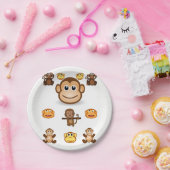 Affen für Papiere Teller (Party)