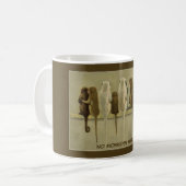 Affen - Geburtstag von der Gruppe Personalisiert Kaffeetasse (Vorderseite Links)