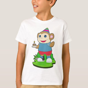 Affen-Geburtstagskuchen T-Shirt