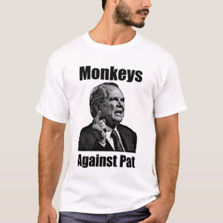 Affen gegen Pat Robertson T-Shirt