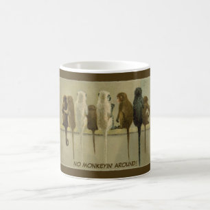 Affen Geschäft Geburtstag Von Gruppe Personalisier Kaffeetasse