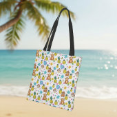 Affen-Geschäft-Muster Tasche