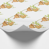 Affen Geschenkpapier (Ecke)