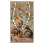 Affen - Geschenktasche Kleine Geschenktüte (Rückseite)
