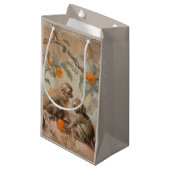 Affen - Geschenktasche Kleine Geschenktüte (Vorderseite Schrägansicht)