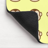 Affen-Gesicht Cartoon Mousepad (Ecke)