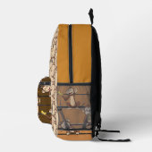 Affen Gruppe Bedruckter Rucksack (Rechts)