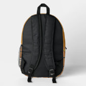 Affen Gruppe Bedruckter Rucksack (Rückseite)