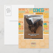 Affen im Urlaub Postkarte (Vorne/Hinten)