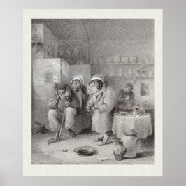 Affen im Zahnarzt - Zahnarztdekor! Poster