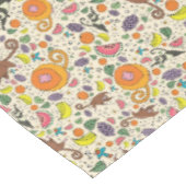 Affen in Gelb Tischdecke (Schrägansicht)