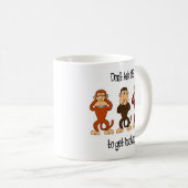 Affen Kaffeetasse (VorderseiteRechts)