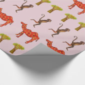 Affen Kamele Niedliche Wrapping Papier Kinder Geschenkpapier (Ecke)