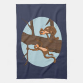 Affen klettern auf das Küchentuch (Vertikal)