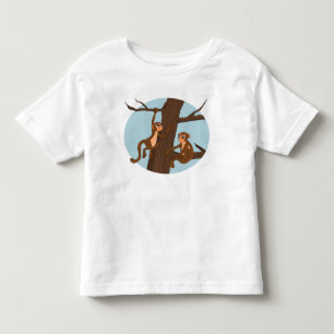 Affen klettern auf den Baum Cartoon Kleinkind T - T-shirt