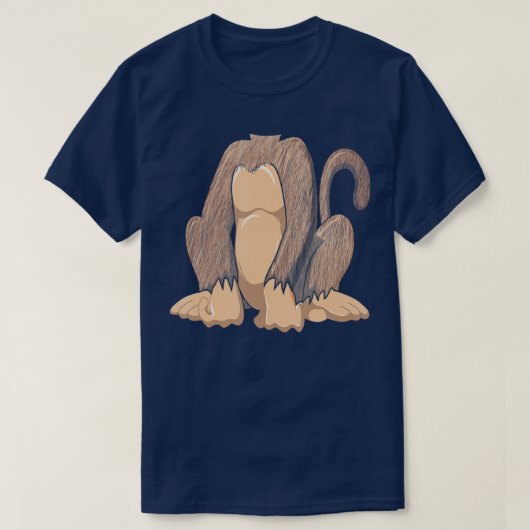 Affen-Kostüm-Affe T-Shirt (Design vorne)