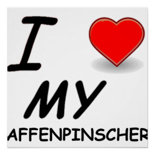 Affen Liebe Poster