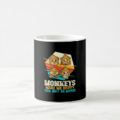 Affen machen mich glücklich kaffeetasse (Mittel)