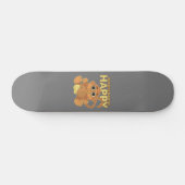 Affen machen mich glücklich skateboard (Horizontal)