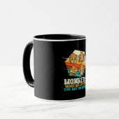 Affen machen mich glücklich tasse (Vorderseite Links)