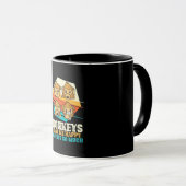 Affen machen mich glücklich tasse (VorderseiteRechts)