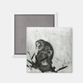 Affen Magnet (Vorderseite/Rückseite)