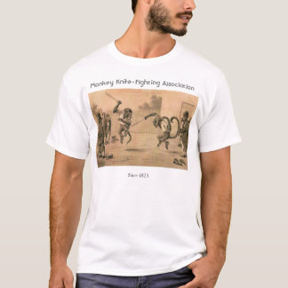 Affen-Messer-Kampforganisation T-Shirt
