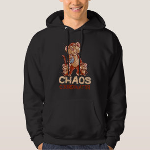 Affen-Mutter Chaos-Koordinatorin Mutti Schimpanse  Hoodie