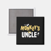 Affen Onkel Magnet (Vorderseite/Rückseite)